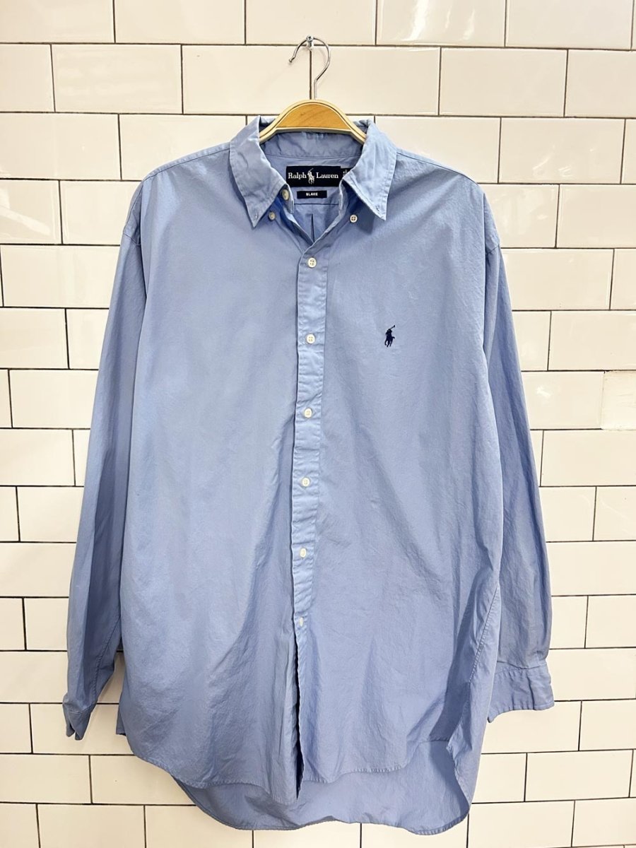 ralph lauren oversized boyfriend shirt - good market thrift store
