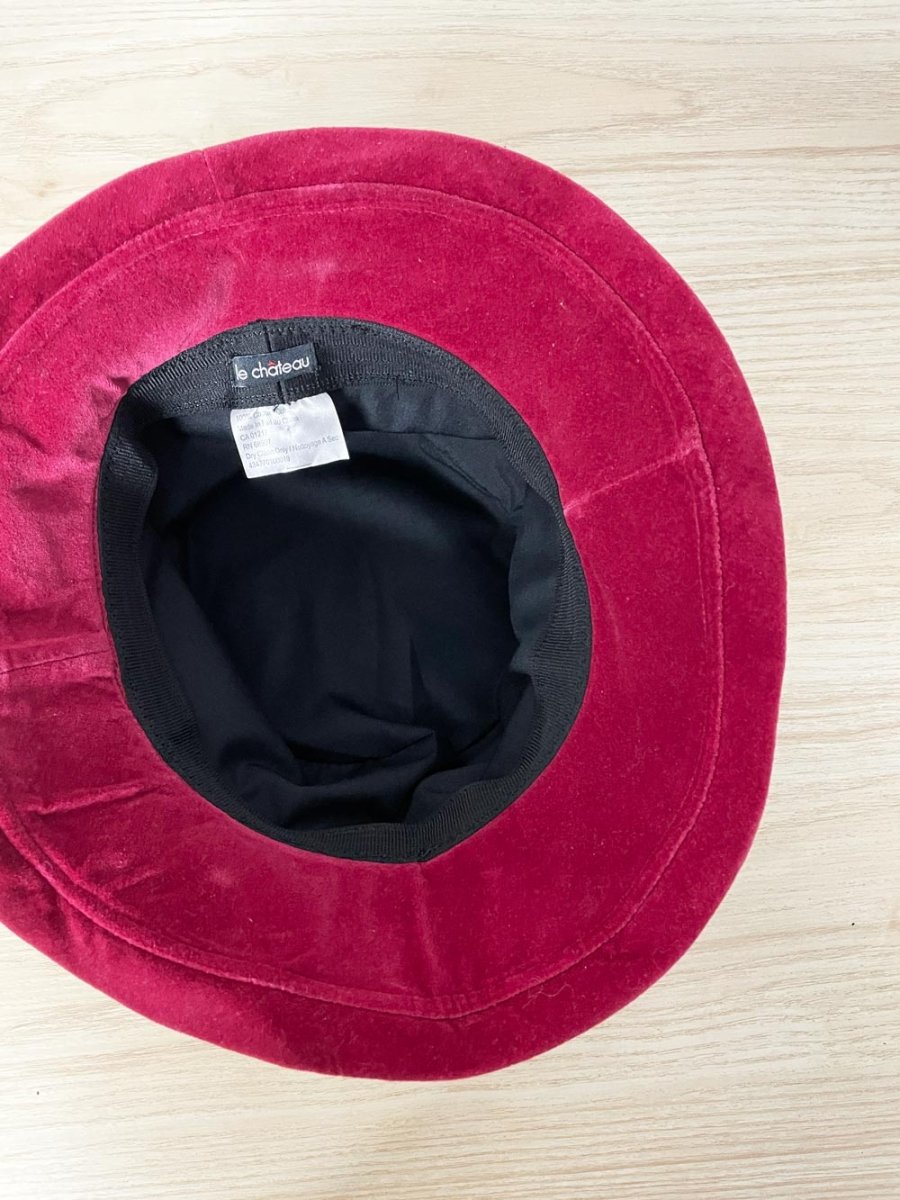 vintage 00s le chateau velvet clueless bucket hat - good market thrift store