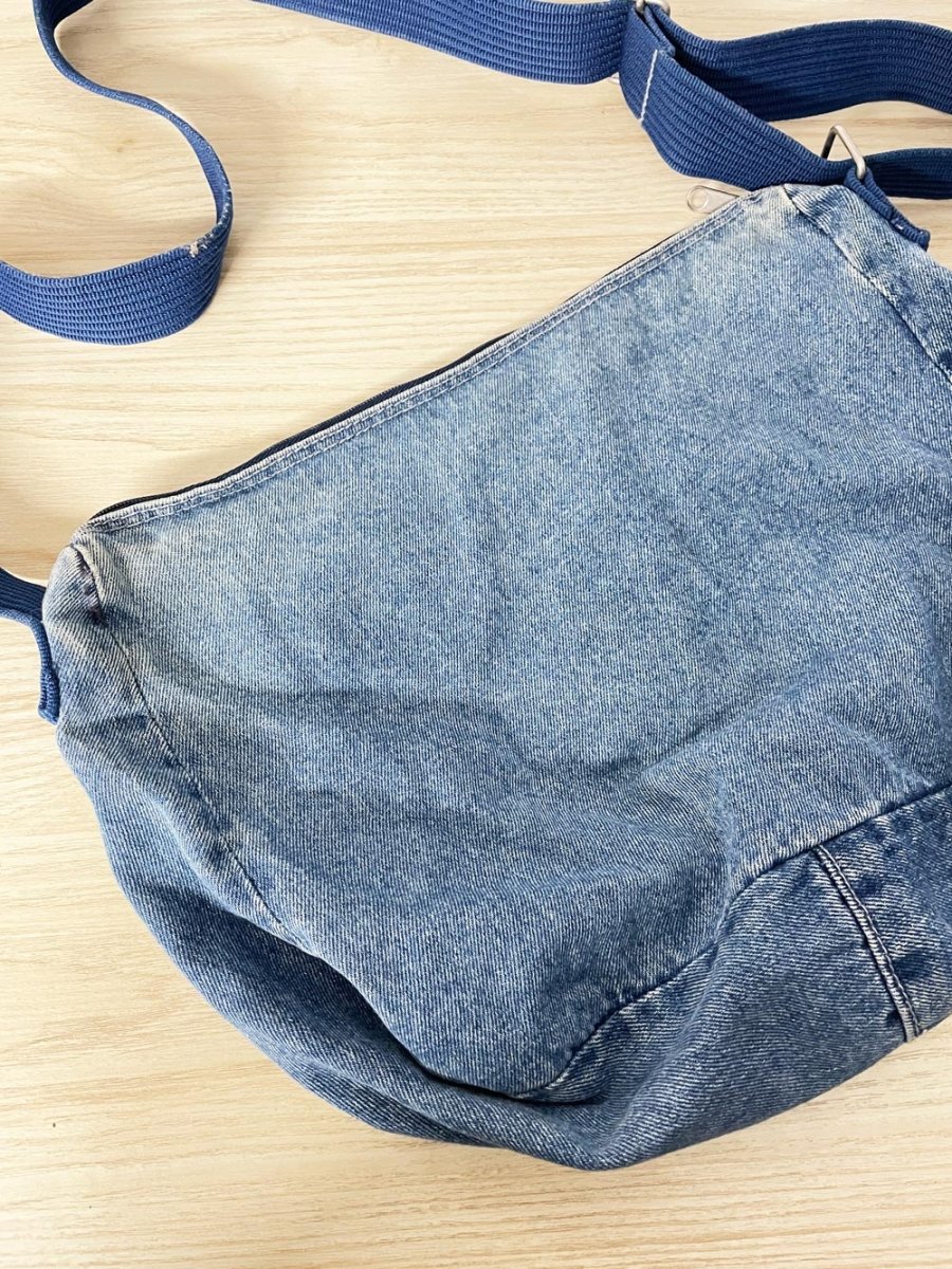 vintage 00s truly denim crossbody bag - good market thrift store