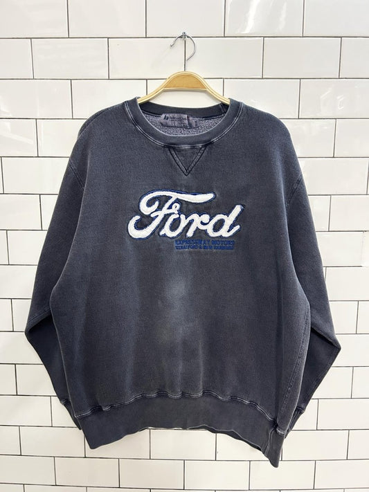 vintage 00s redwood classics oversized ford crew - good market thrift store