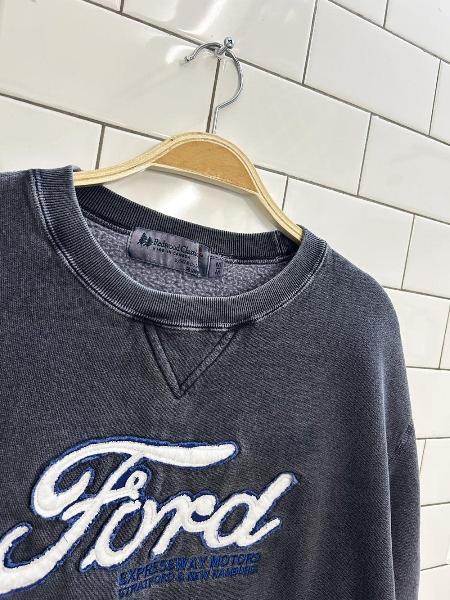 vintage 00s redwood classics oversized ford crew - good market thrift store
