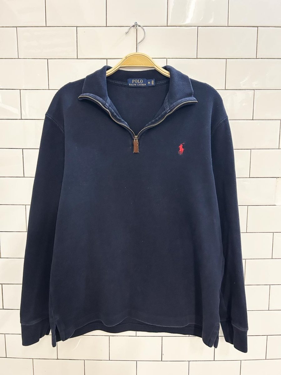 polo ralph lauren 1/4 zip sweatshirt - good market thrift store