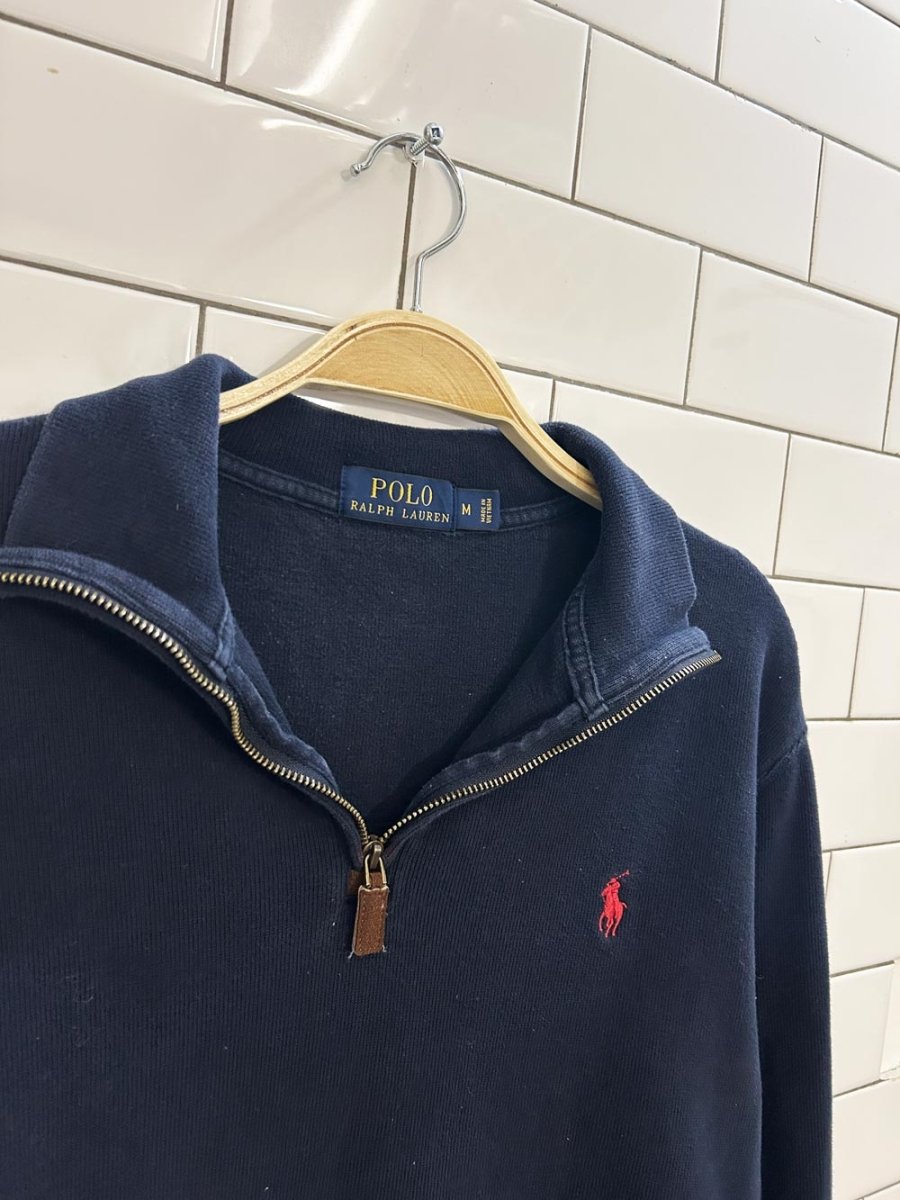 polo ralph lauren 1/4 zip sweatshirt - good market thrift store