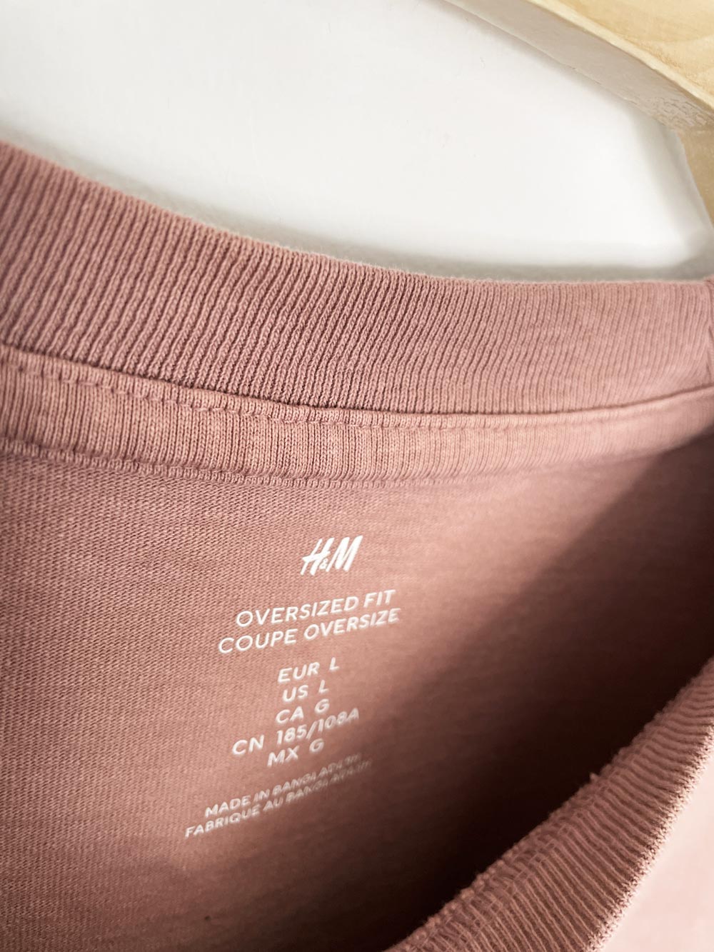 earth day activist x h&m oversized tee | clothes deserve a second chance not your ex