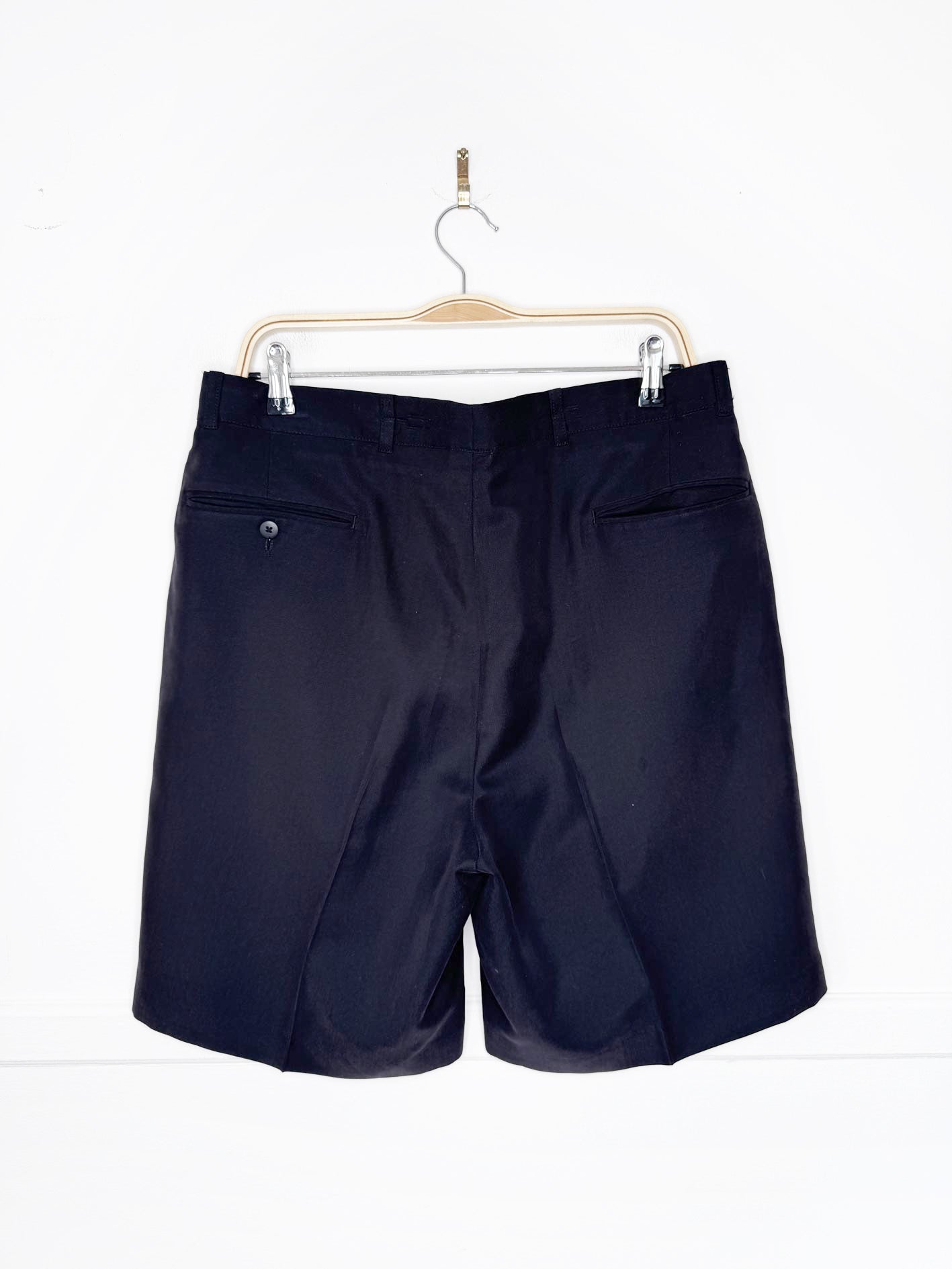 vintage 90s berle tailored pleated trouser shorts | made in USA