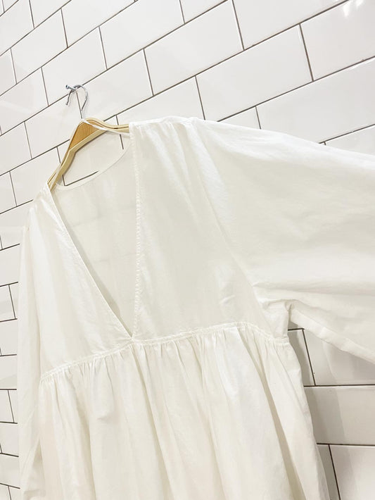 h&m 2024 poplin tiered beach dress - good market thrift store