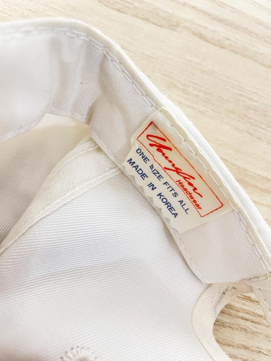 vintage 80s notre dame football champs snapback hat - good market thrift store