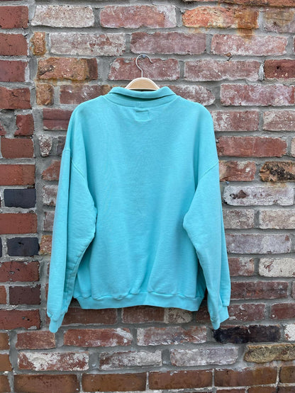 vintage ucob benetton cricket club collared sweatshirt