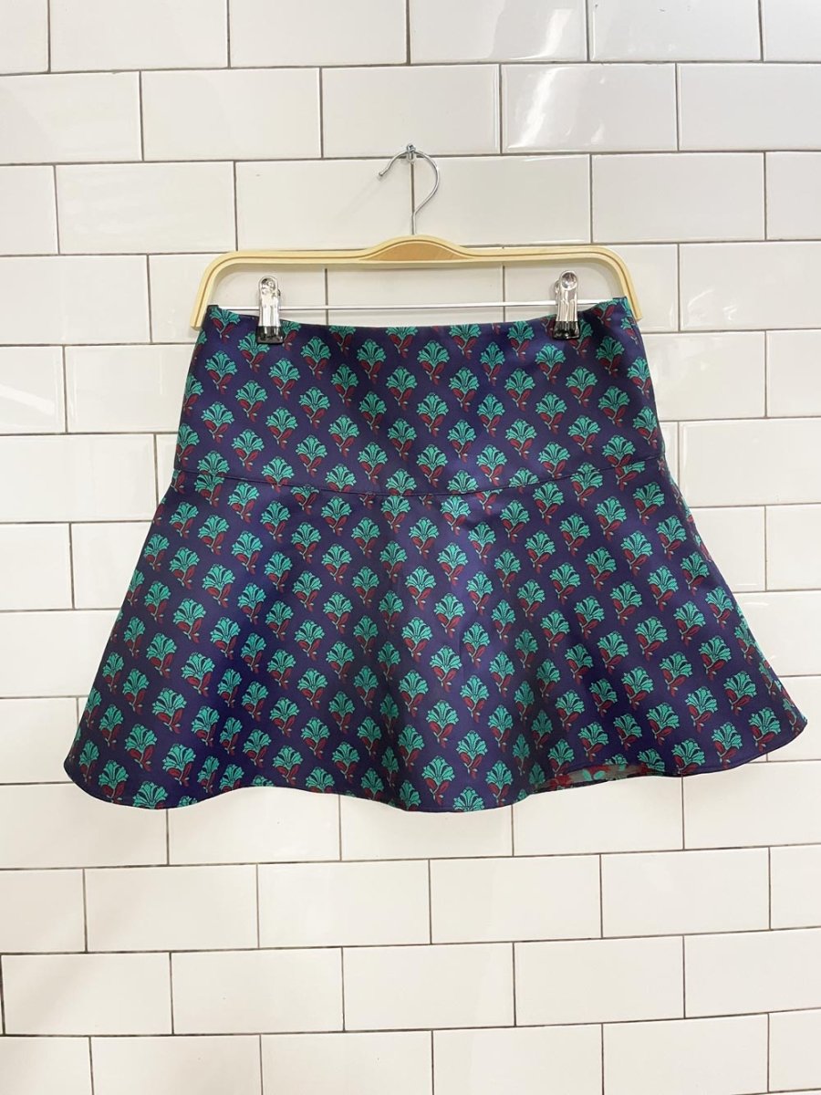 club monaco jacquard peplum mini skirt - good market thrift store