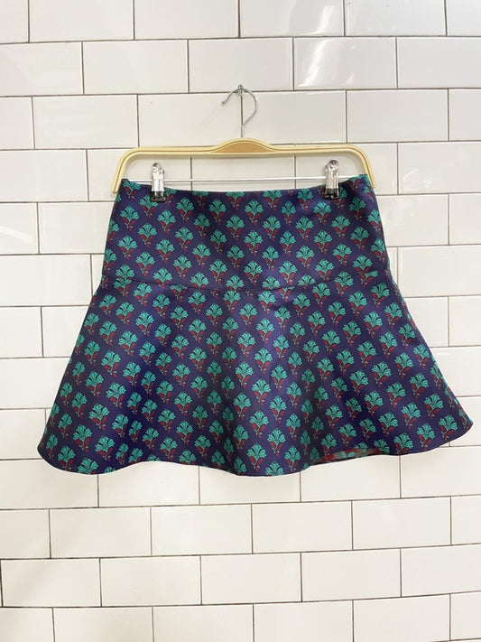 club monaco jacquard peplum mini skirt - good market thrift store
