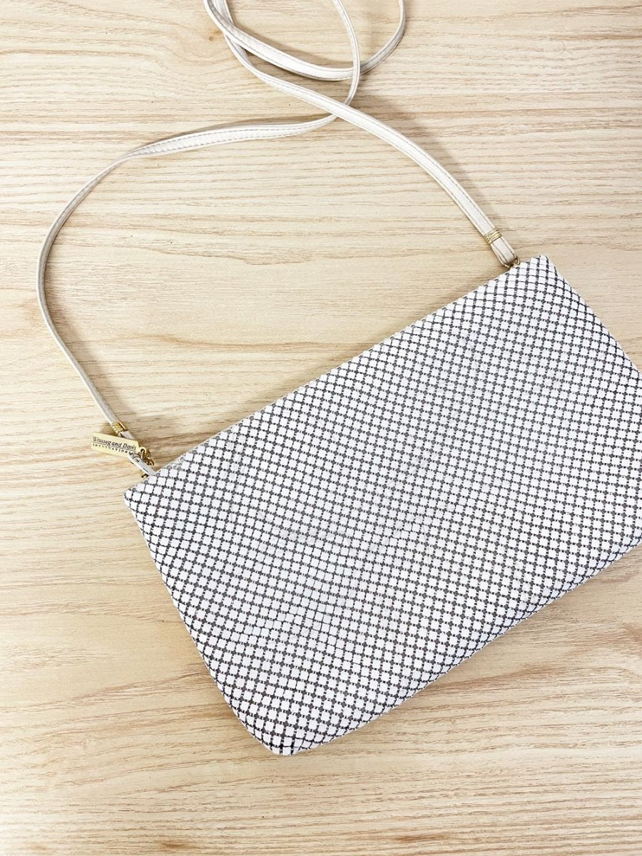 vintage whiting & davis metal mesh chain link bag - good market thrift store