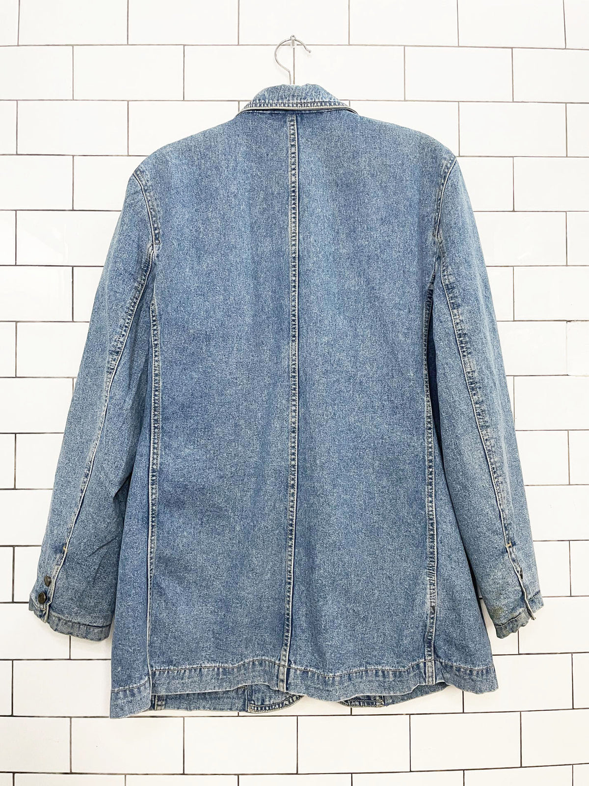 vintage 90s lizwear denim blazer jacket | liz claiborne