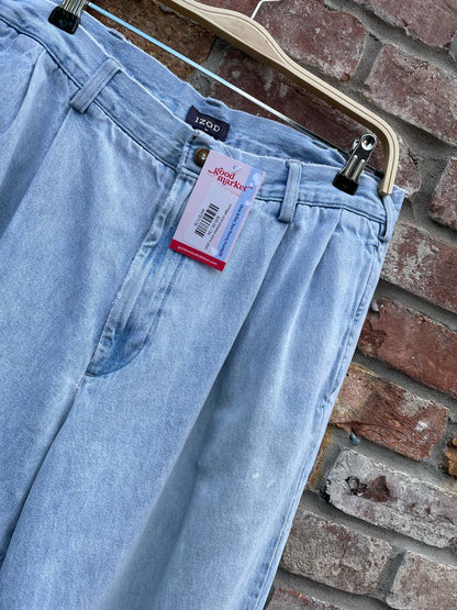 vintage izod pleated chino jeans