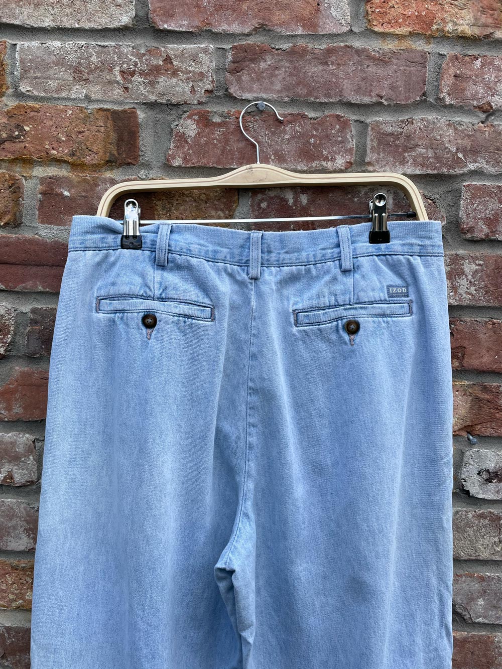 vintage izod pleated chino jeans