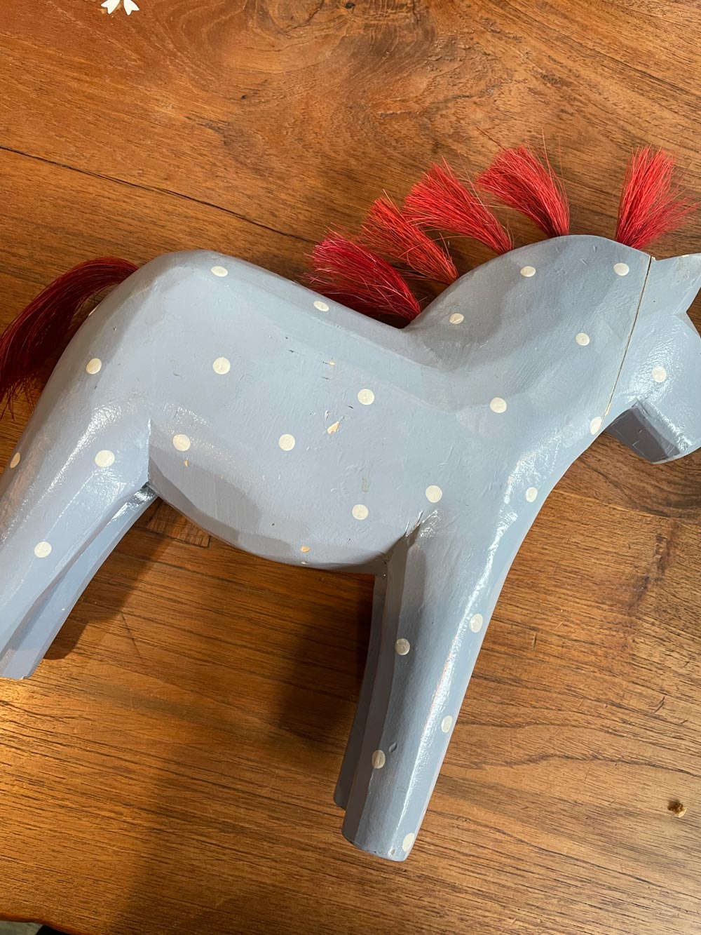 vintage 80s ikea dala wooden horse – good market thrift store