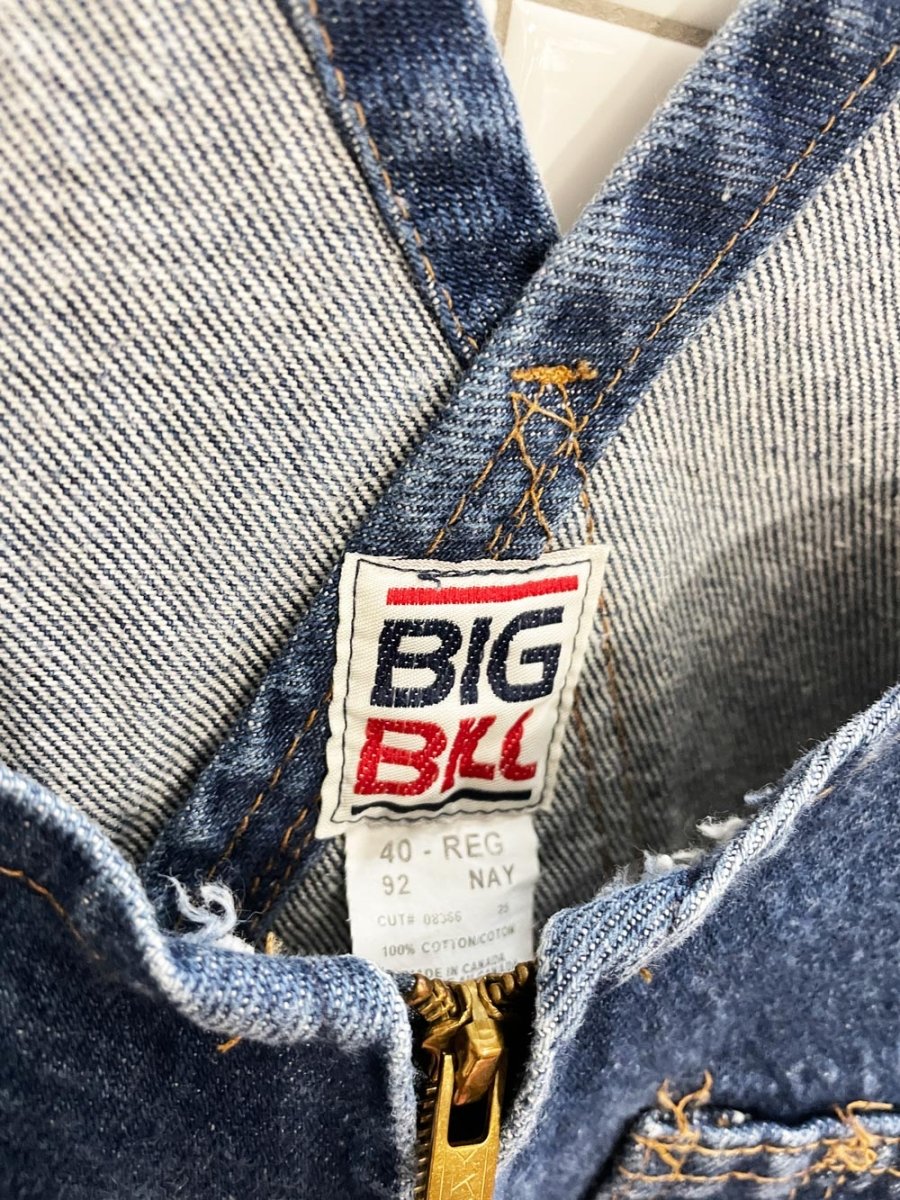 vintage big bill carpenter denim overalls - good market thrift store