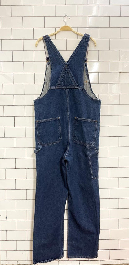 vintage big bill carpenter denim overalls - good market thrift store