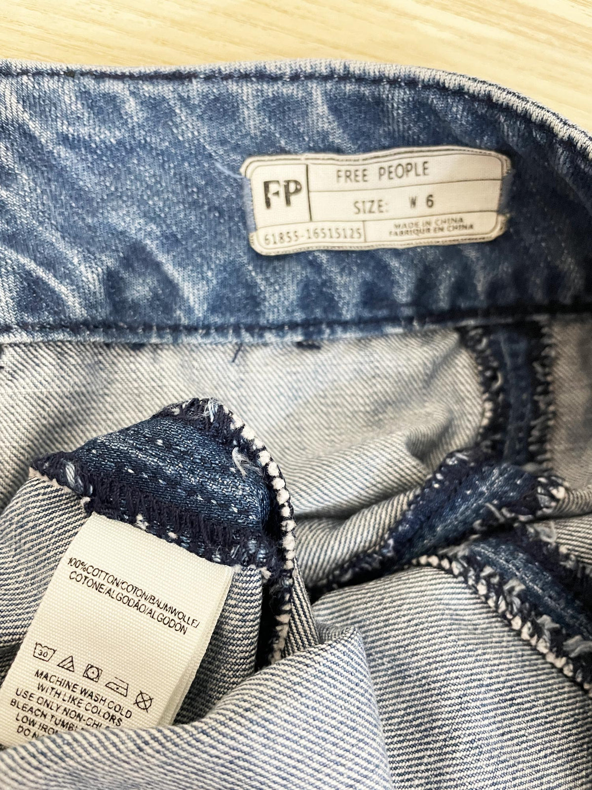 free people zip to it denim panelled mini skirt