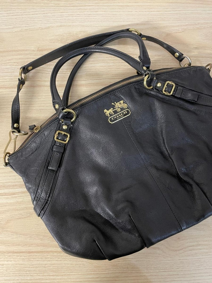 vintage coach madison sofia leather satchel - good market thrift store