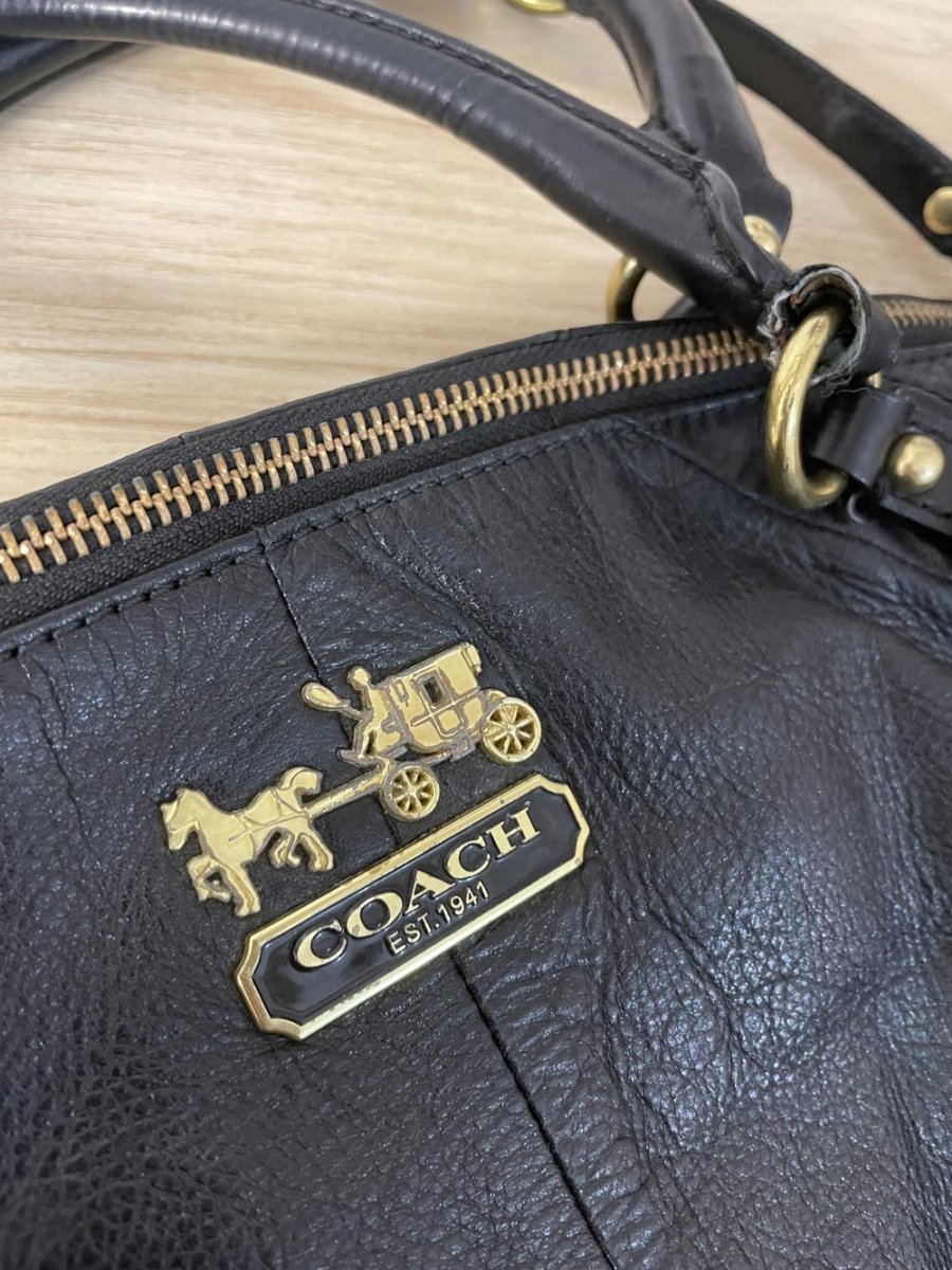 vintage coach madison sofia leather satchel - good market thrift store