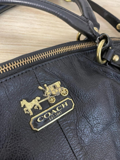 vintage coach madison sofia leather satchel - good market thrift store