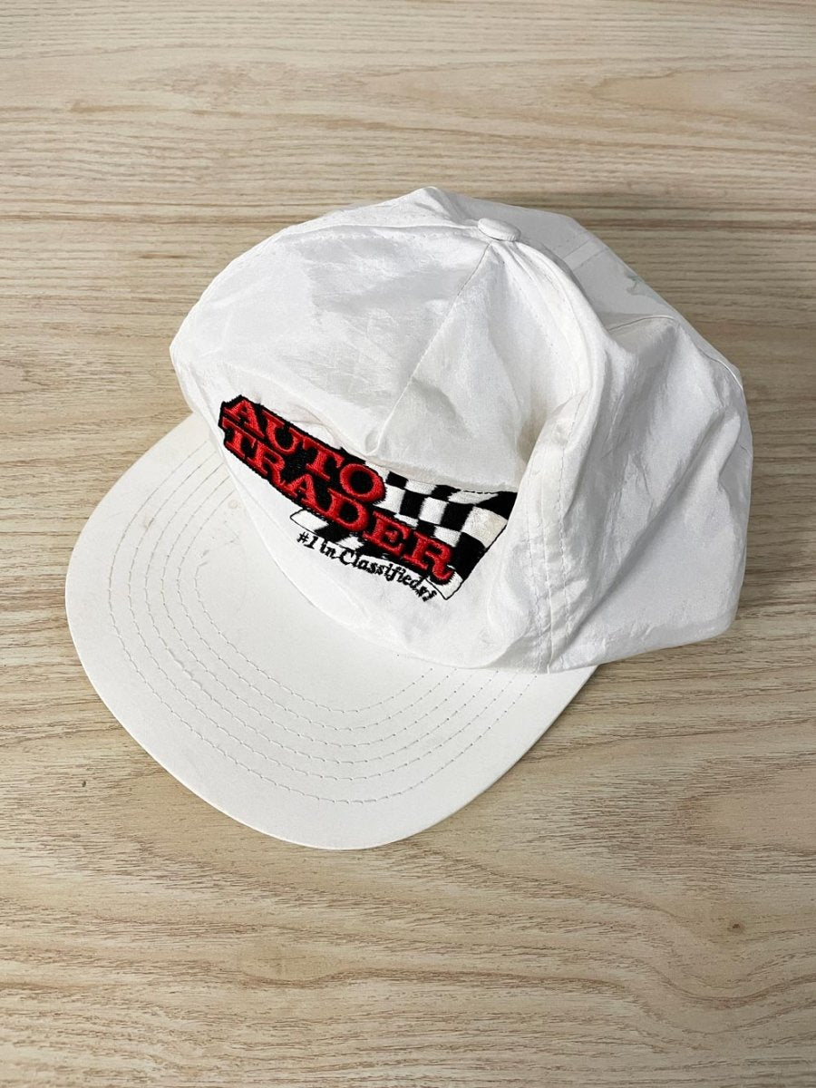 vintage 80s auto trader retro hat - good market thrift store