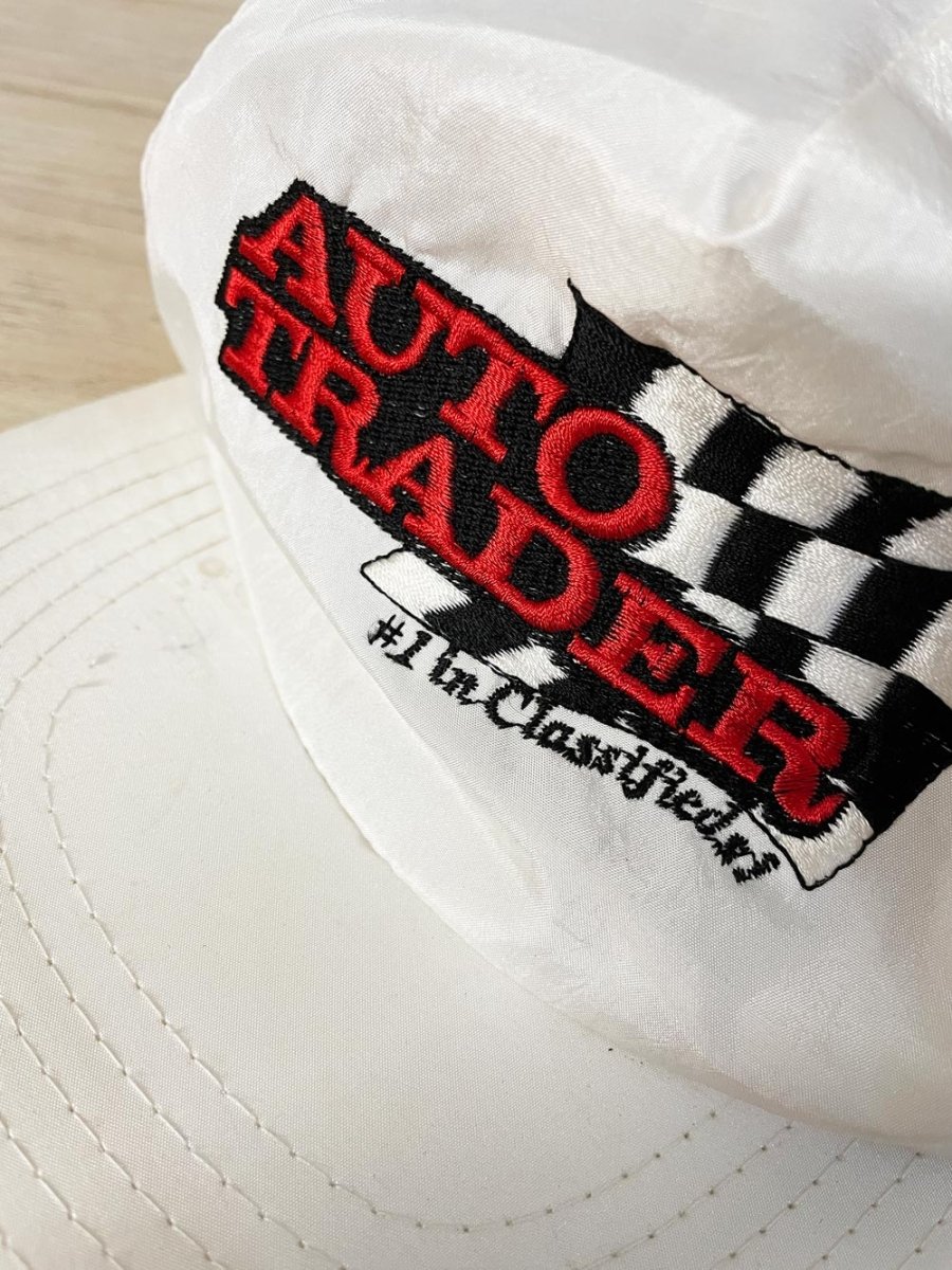 vintage 80s auto trader retro hat - good market thrift store