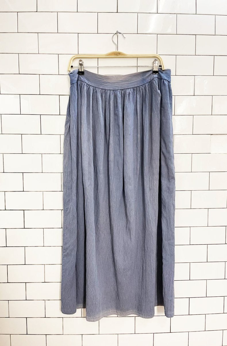 vintage crinkled sun faded midi skirt - good market thrift store