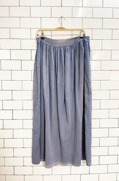vintage crinkled sun faded midi skirt - good market thrift store