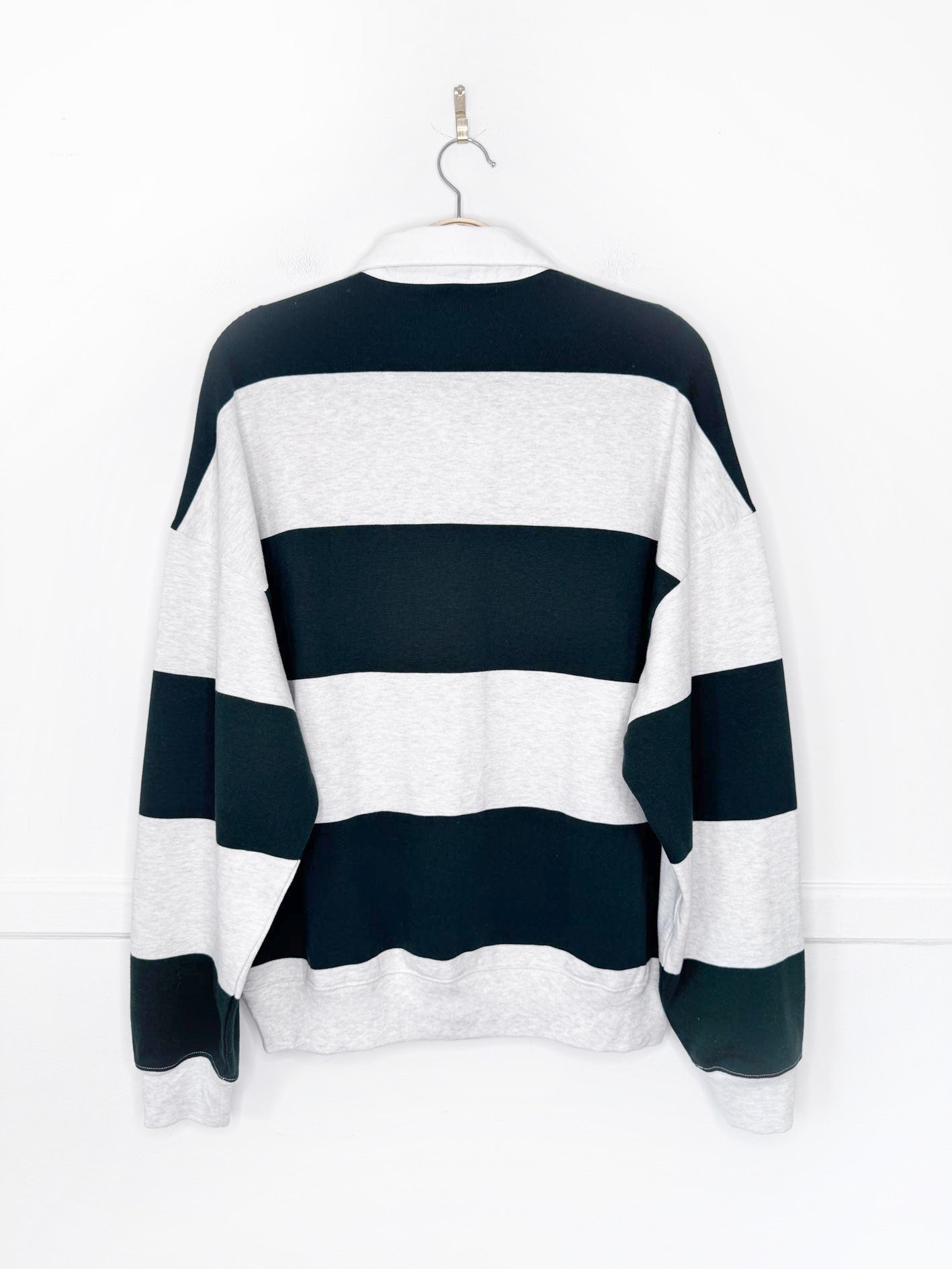 tna 2026 mighty cotton lomu striped rugby polo shirt | aritzia