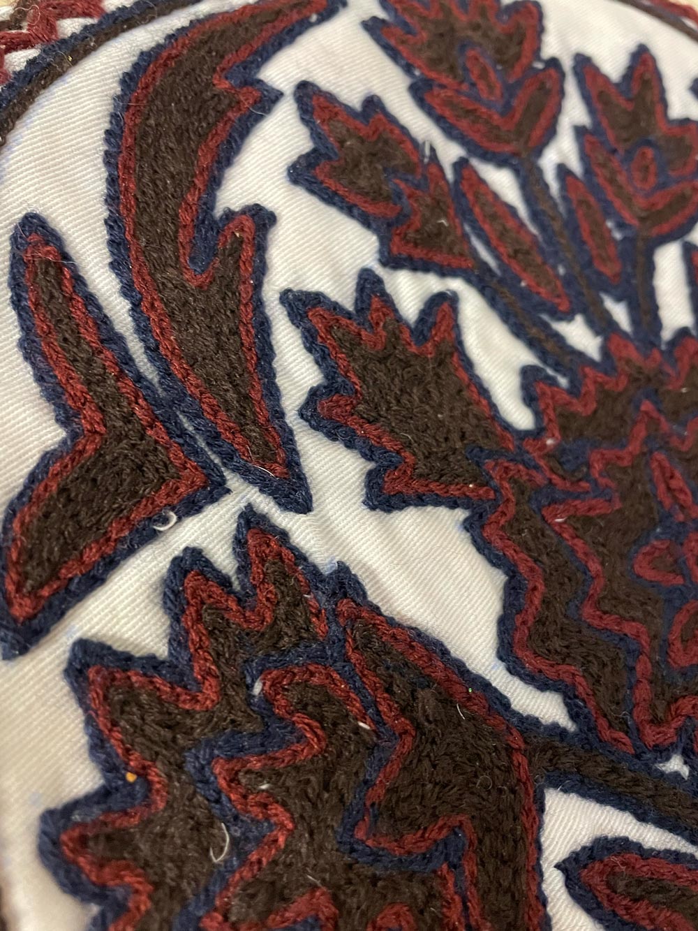 boho folk embroidered tea cozy