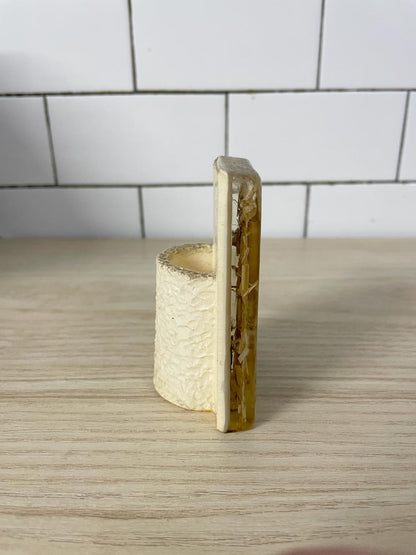 vintage lucite mini flower pot