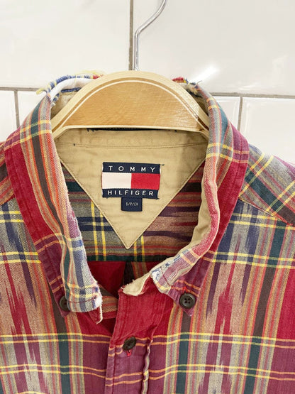 vintage tommy hilfiger southwestern plaid shirt - good market thrift store