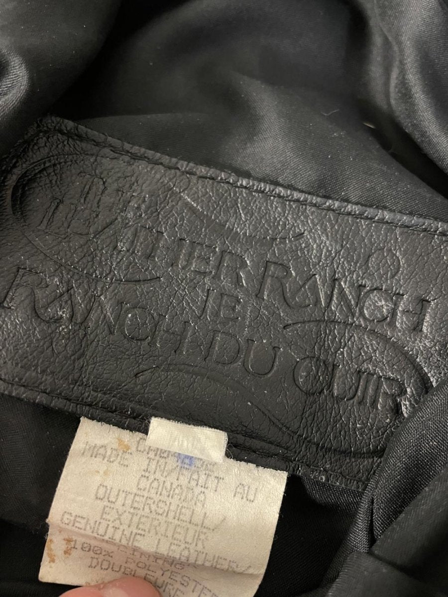 y2k leather ranch two - tone newsboy cap - good market thrift store