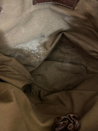 vintage ellepi italy patchwork leather bucket bag - good market thrift store