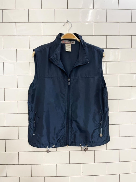 y2k urban life nylon drawstring vest - good market thrift store