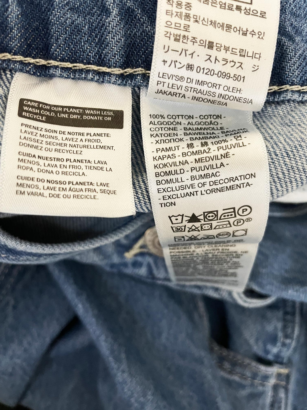levi's white tab baggy denim overalls