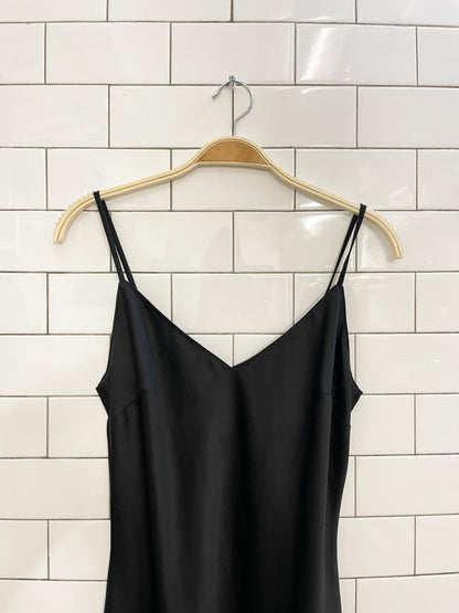 dynamite satin slip midi dress - good market thrift store