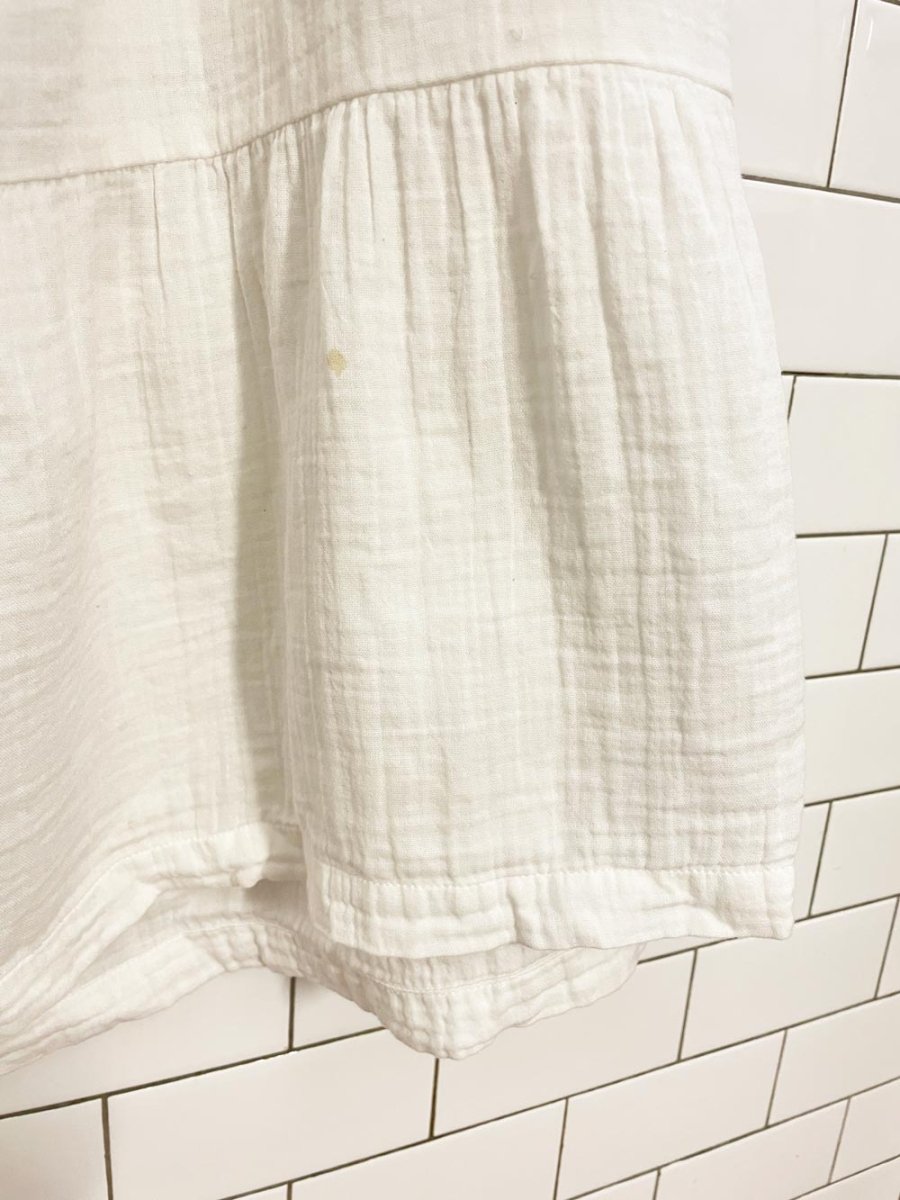 gap gauze cotton prairie tiered midi skirt - good market thrift store