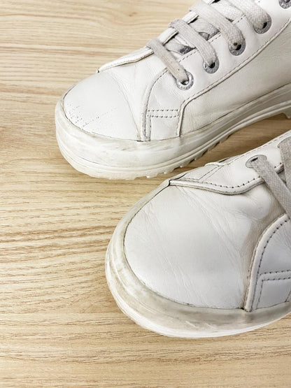 superga alpina leather high top hiker sneakers - good market thrift store