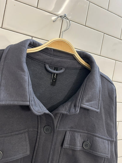 lazypants cozy fleece shirt jacket - good market thrift store