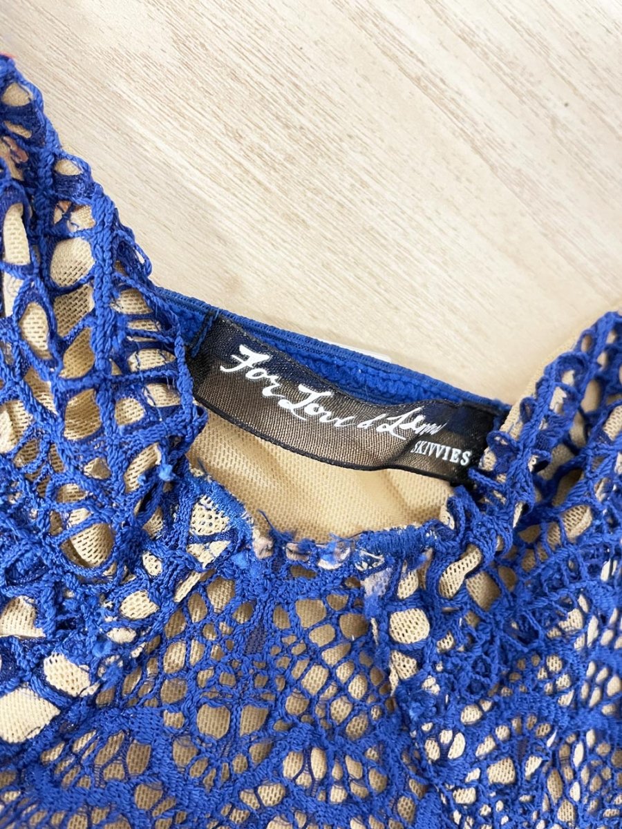 for love & lemons bat your lashes lace bra - good market thrift store