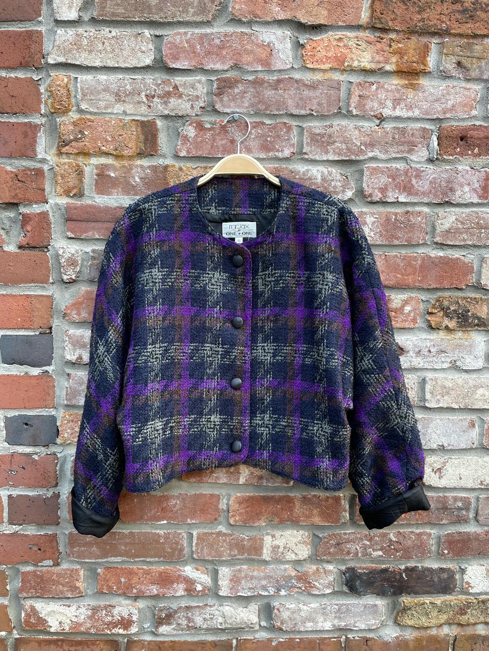 vintage mr. jax batwing tweed jacket