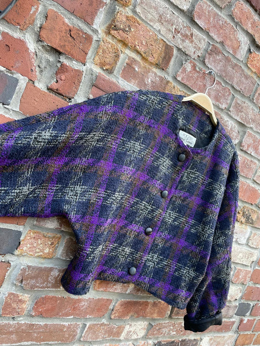 vintage mr. jax batwing tweed jacket