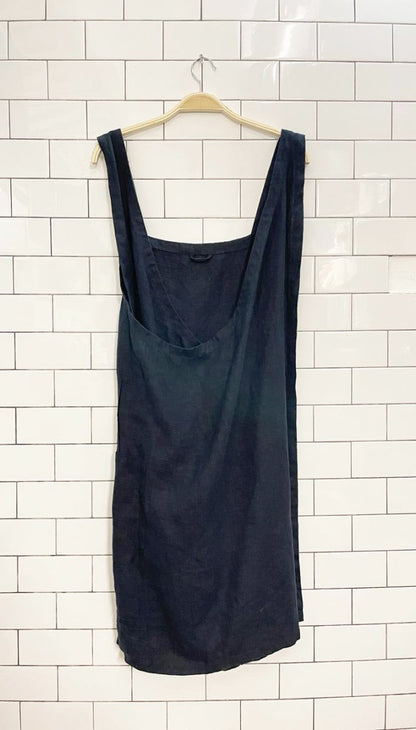 linen way cuisine pure linen apron - good market thrift store