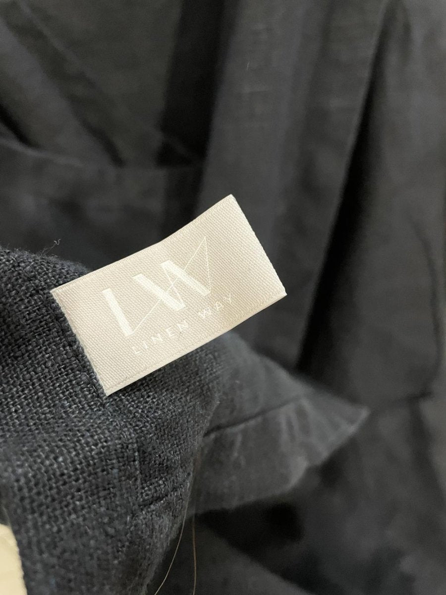 linen way cuisine pure linen apron - good market thrift store