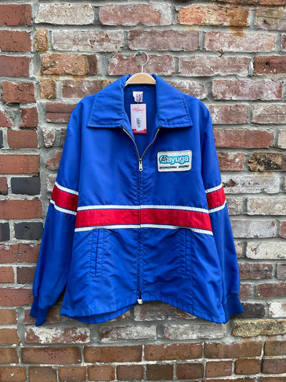vintage 70s cayuga speedway racing pit crew jacket