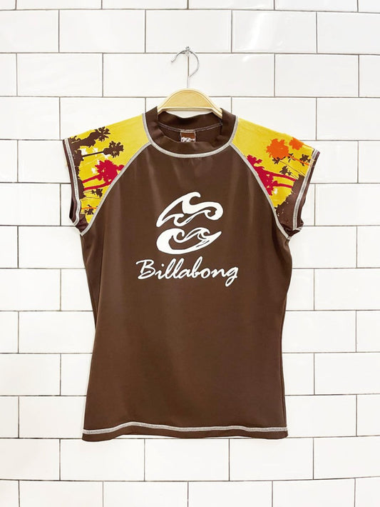 y2k billabong blue crush rash guard - good market thrift store