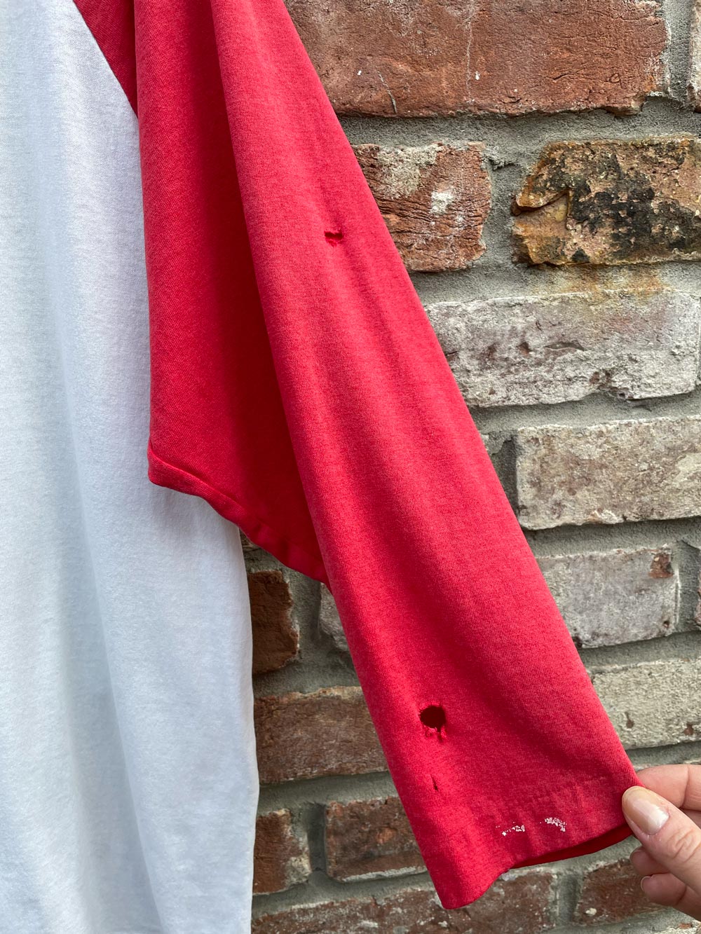 vintage hawks hangovers distressed baseball tee