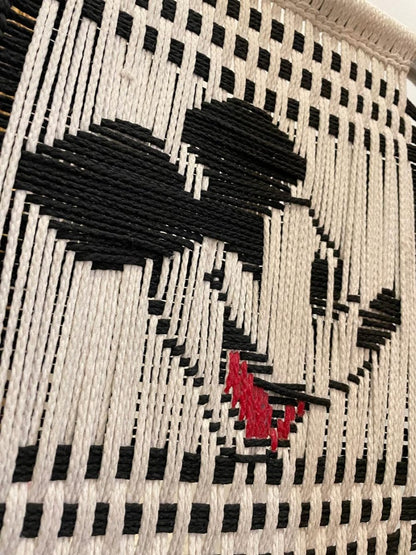 vintage disney macrame mickey rocking kids lawn chair - good market thrift store